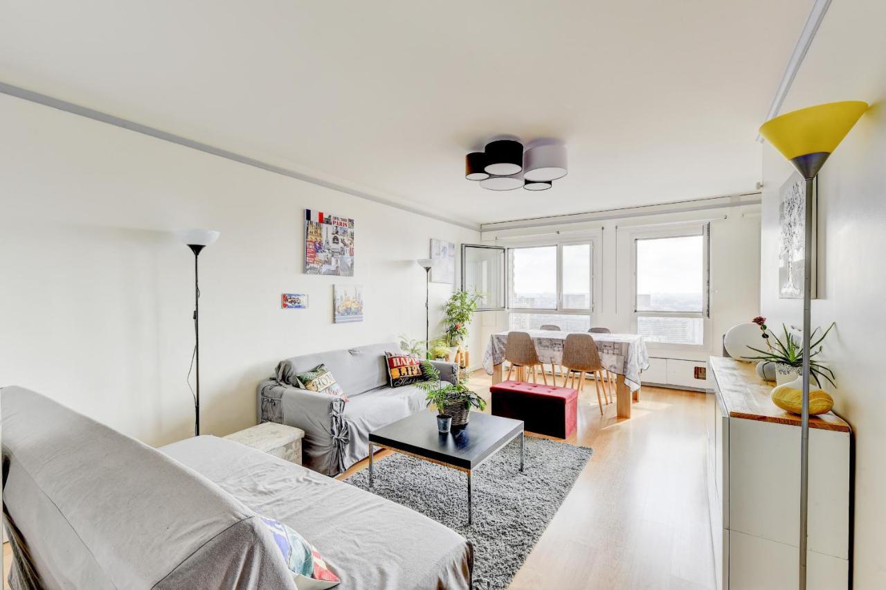 Appartement Place D'Italie Superbe Vue Paris Eksteriør billede