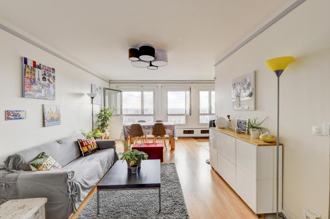 Appartement Place D'Italie Superbe Vue Paris Eksteriør billede