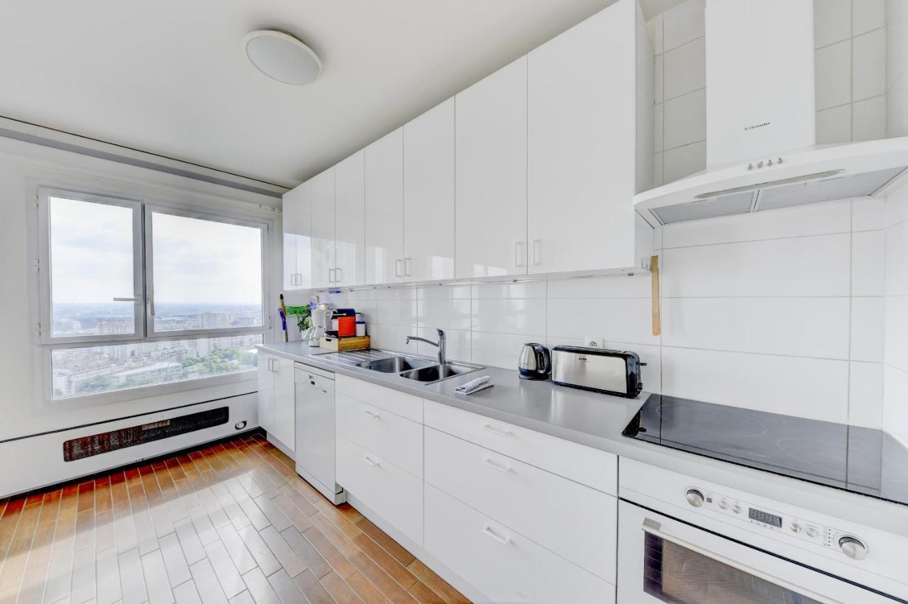 Appartement Place D'Italie Superbe Vue Paris Eksteriør billede